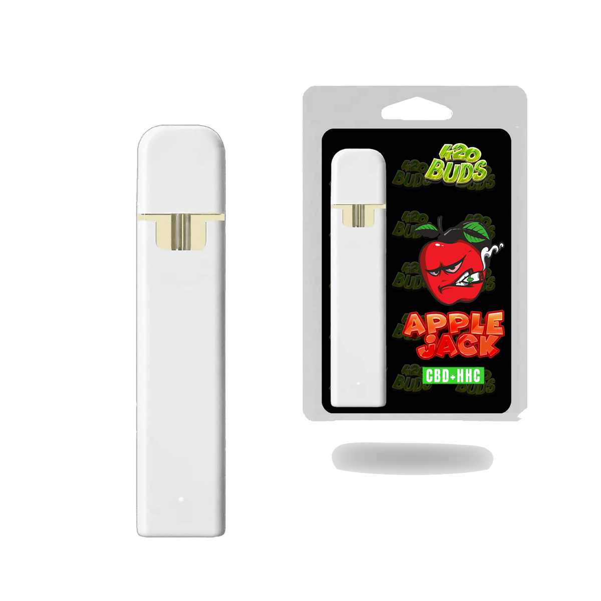 Apple Jack CBD vape pen with crisp apple flavour profile