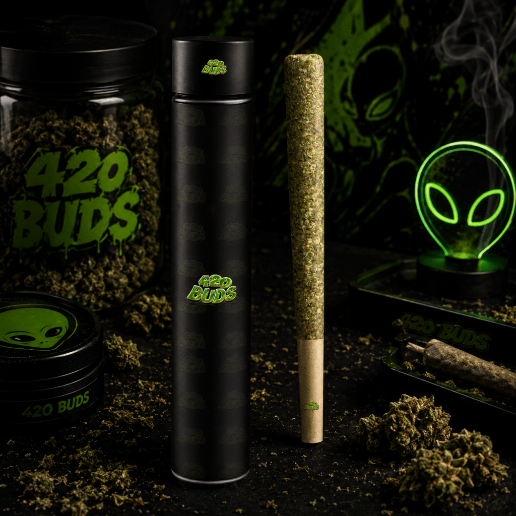 420budshop Strawberry CBD Pre Rolls Instargram Post