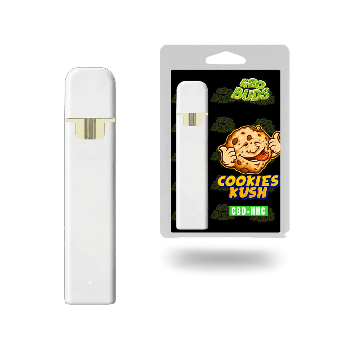 Cookies Kush CBD vape pen with cookie and kush flavour profile