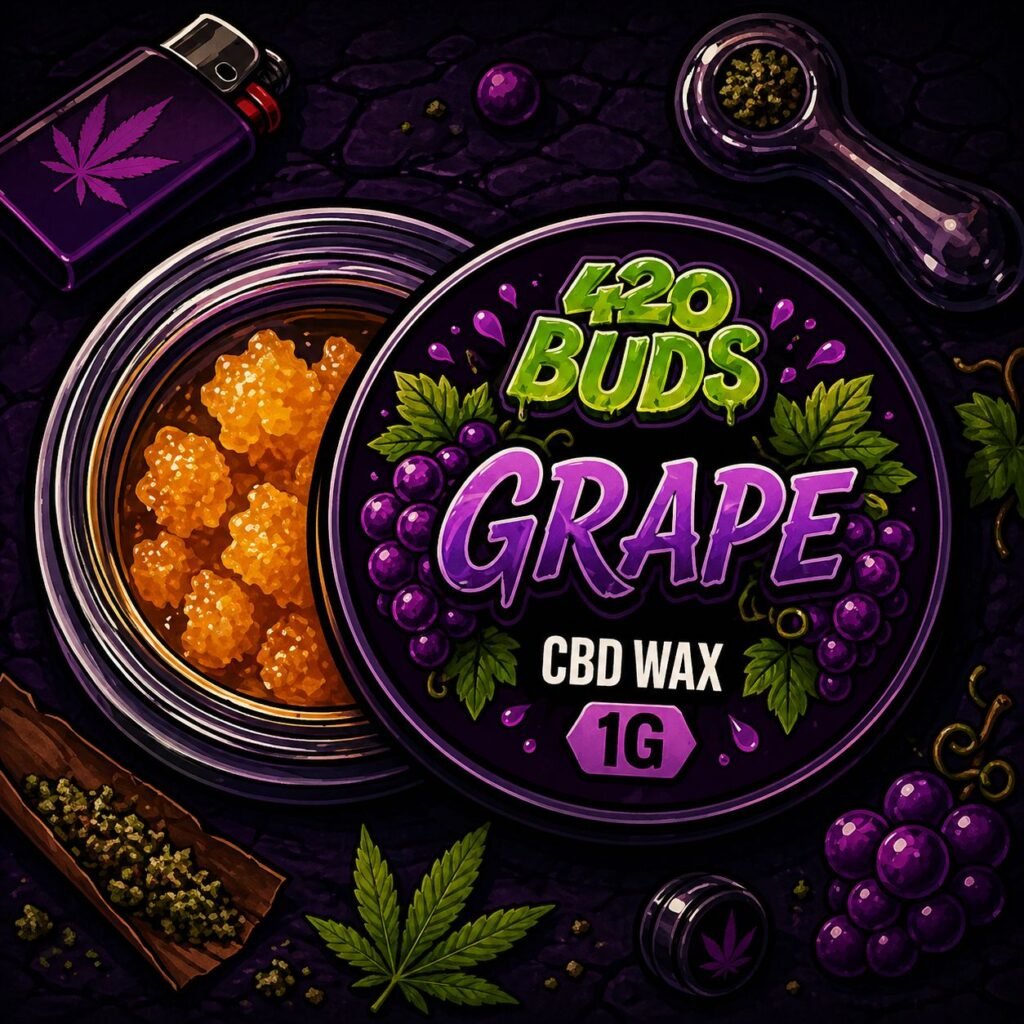 420budshop Grape Wax Instargram Post