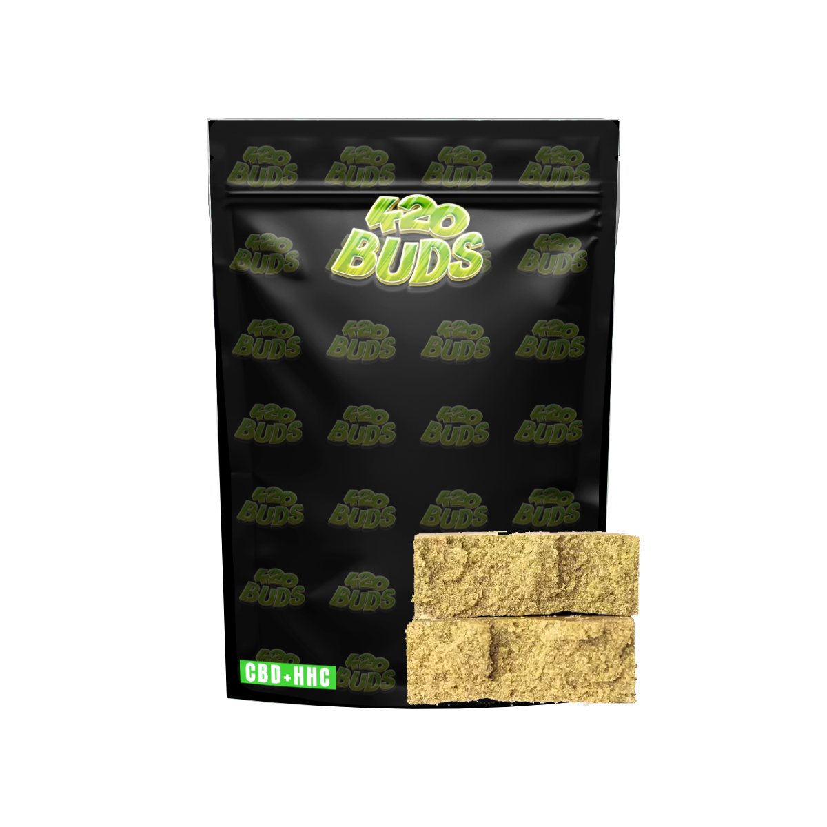 Gold HHC Hash Polm with sweet and earthy tones