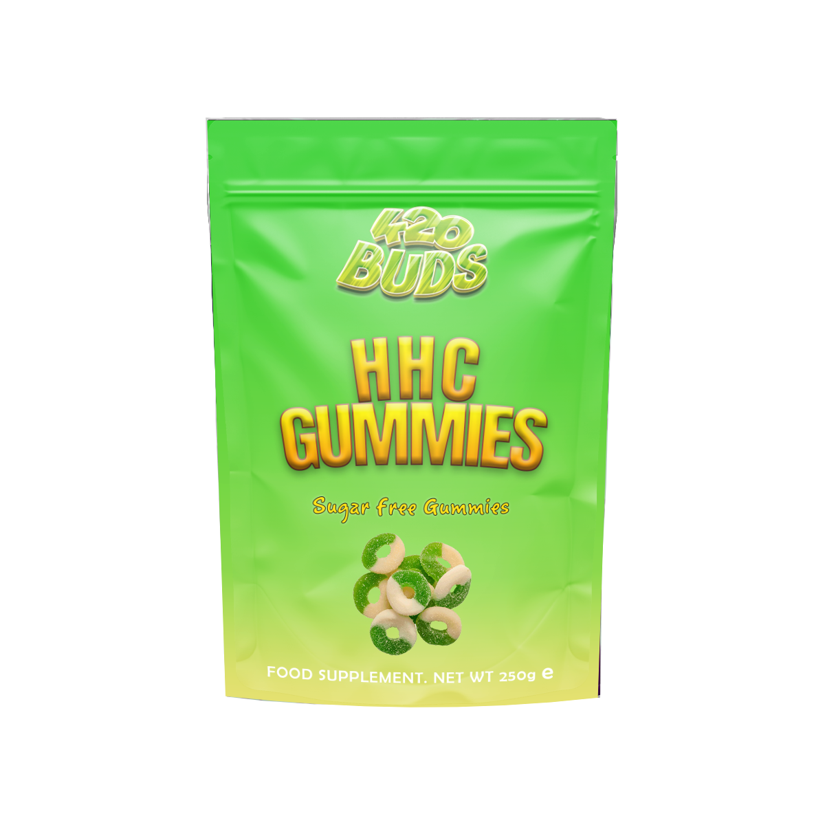 Vegan HHC Gummies UK – Fruit Mix, 50MG per Gummy, Non-GMO and Gluten-Free