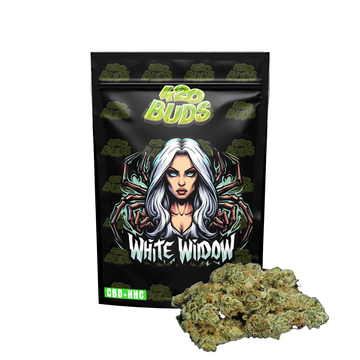 White Widow HHC Flower 29.36% indoor hemp buds