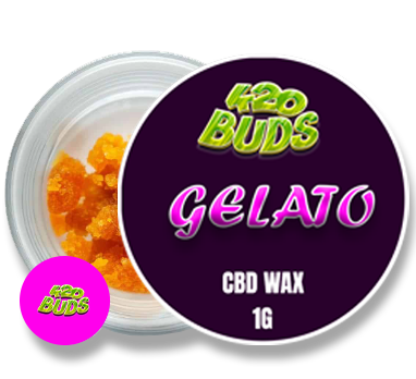 Gelato CBD Wax with creamy citrus terpene profile