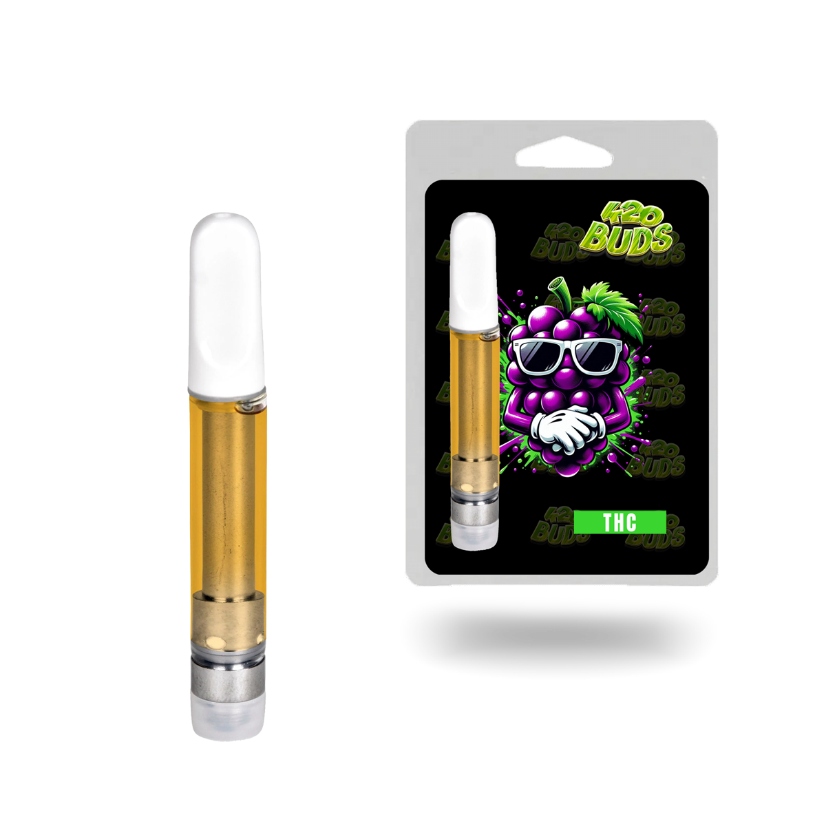 BlueBerry 90% THC-P vape cartridge with fruity flavor profile and potent effects.