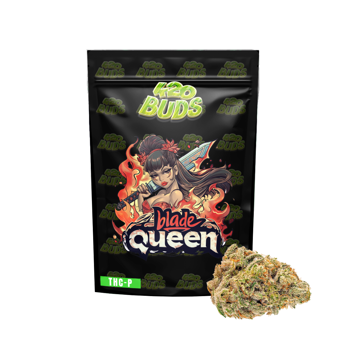 Blade Queen THC-P Flower 27.67% indoor hemp mini buds
