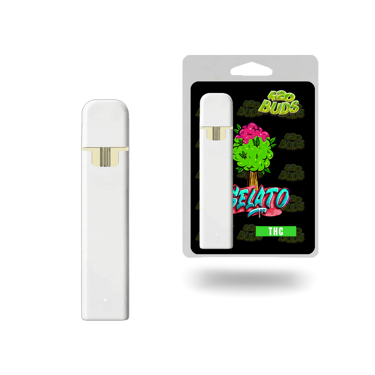 Gelato 90% THC-P Vape Pen rechargeable disposable for deep relaxation