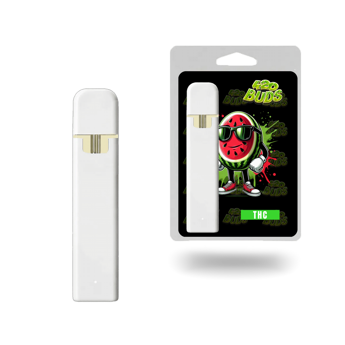 Melon 90% THC-P Vape Pen with earthy and sweet flavor notes