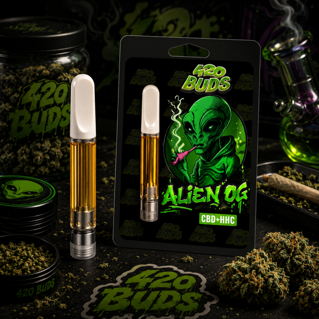 420budshop Alien OG Kartuschen Instargram Post