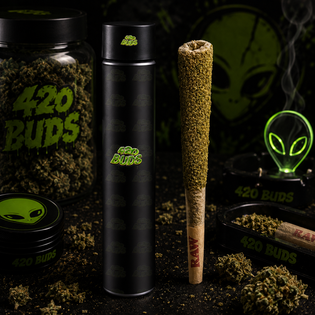 420budshop Alien OG Pre Roll Hash Instargram Post