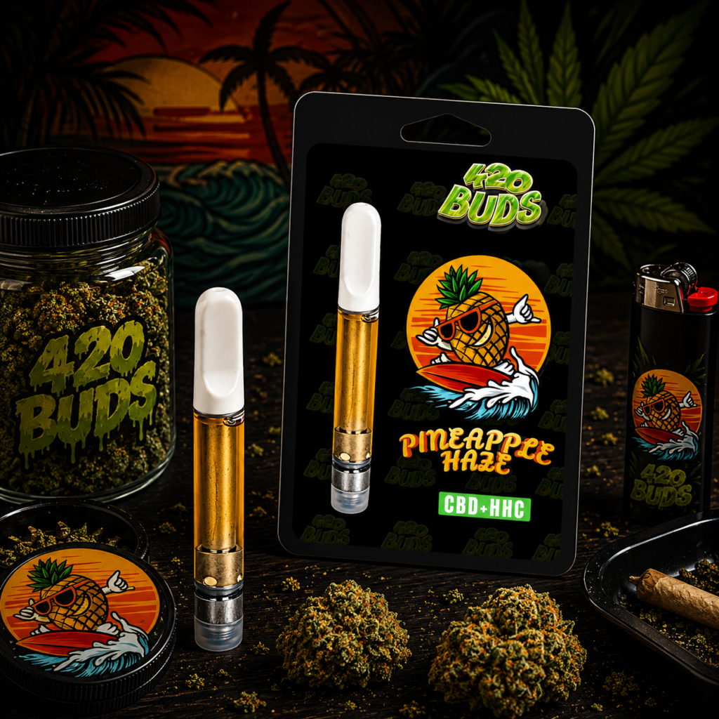 420budshop THC-P Pineaple Haze Kartuschen Instargram Post
