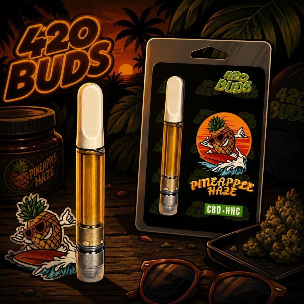 420budshop Pineapple Haze Kartuschen Instargram Post